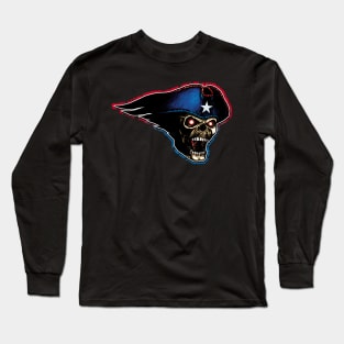 Patriot Zombie Skull Long Sleeve T-Shirt